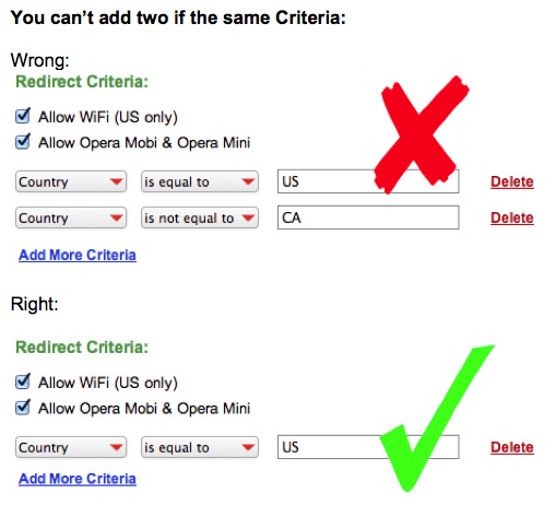 Mobile Post Click Redirect