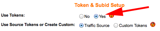 Select Tokens Yes